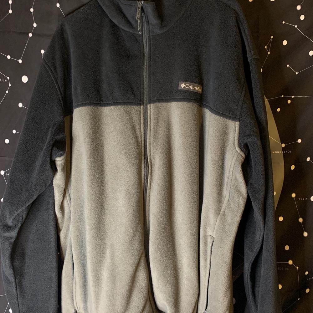 Columbia zip-up sweater